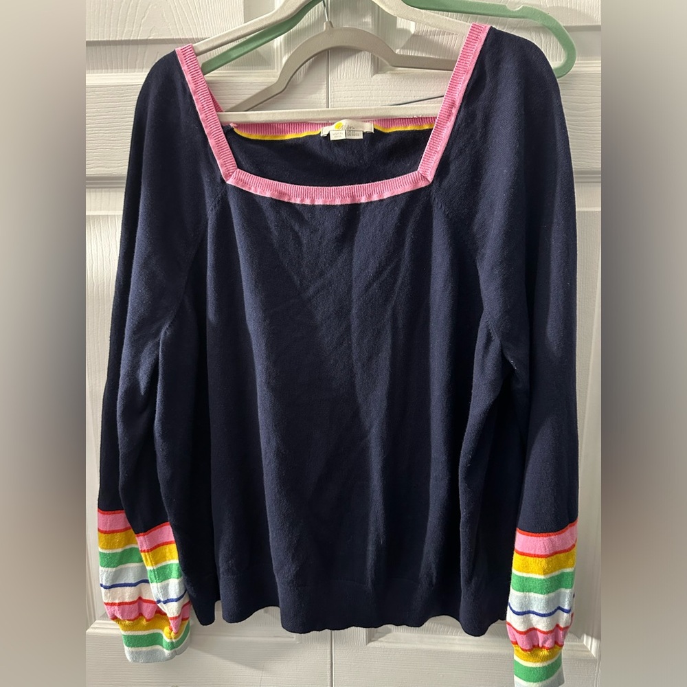Boden women’s sweater balloon sleeves size US 20/22